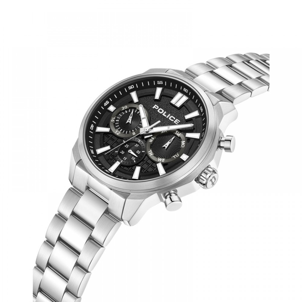 POLICE RANGY με Ασημί Μπρασελέ από Ανοξείδωτο Ατσάλι PEWJK0021001M