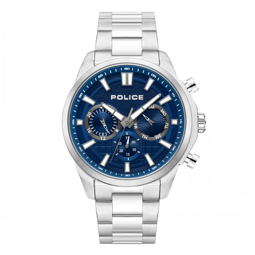 POLICE RANGY Χρονογράφος με Ασημί Μπρασελέ από Ανοξείδωτο Ατσάλι PEWJK0021004