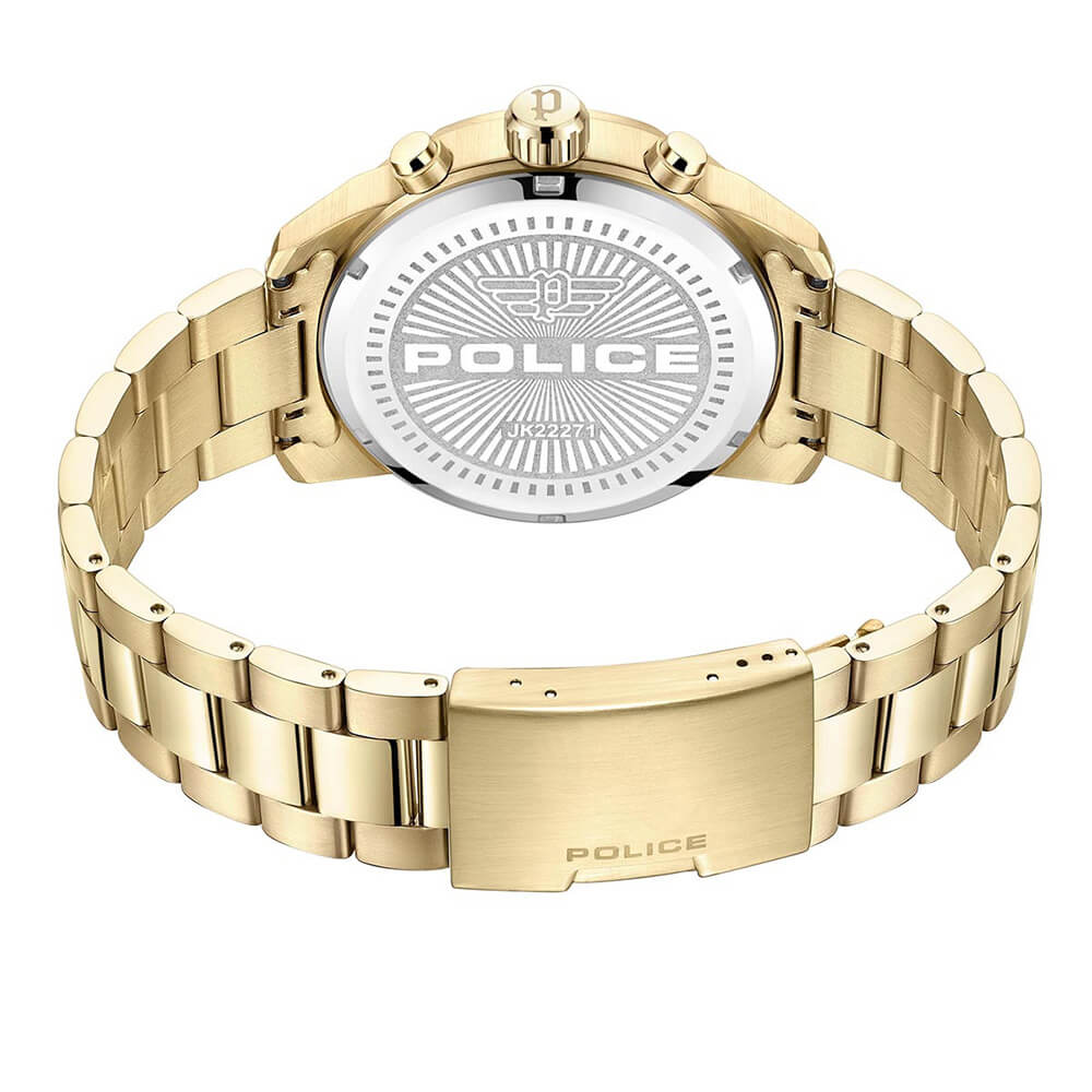 POLICE Neist Multifunction Gold Stainless Steel Bracelet PEWJK2227106
