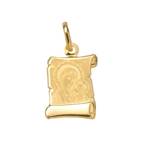 9K Χρυσό Κωνσταντινάτο Παναγίτσα PN195KV