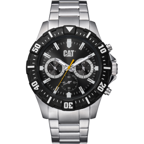 CATERPILLAR Moto Silver Stainless Steel Multifunction PZ14911121