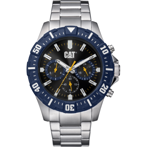 CATERPILLAR Moto Silver Stainless Steel Multifunction PZ14911626