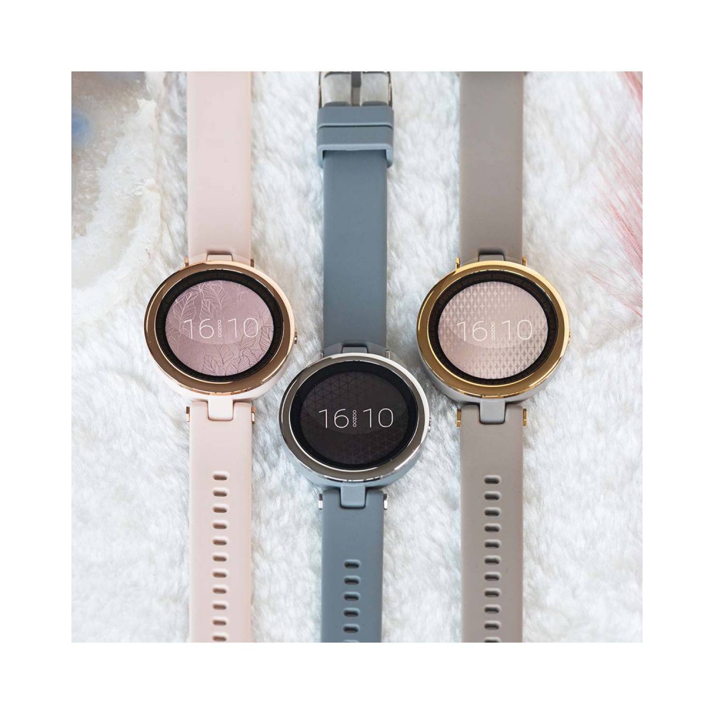 OOZOO Smartwatch Pink Rubber Strap Q00400