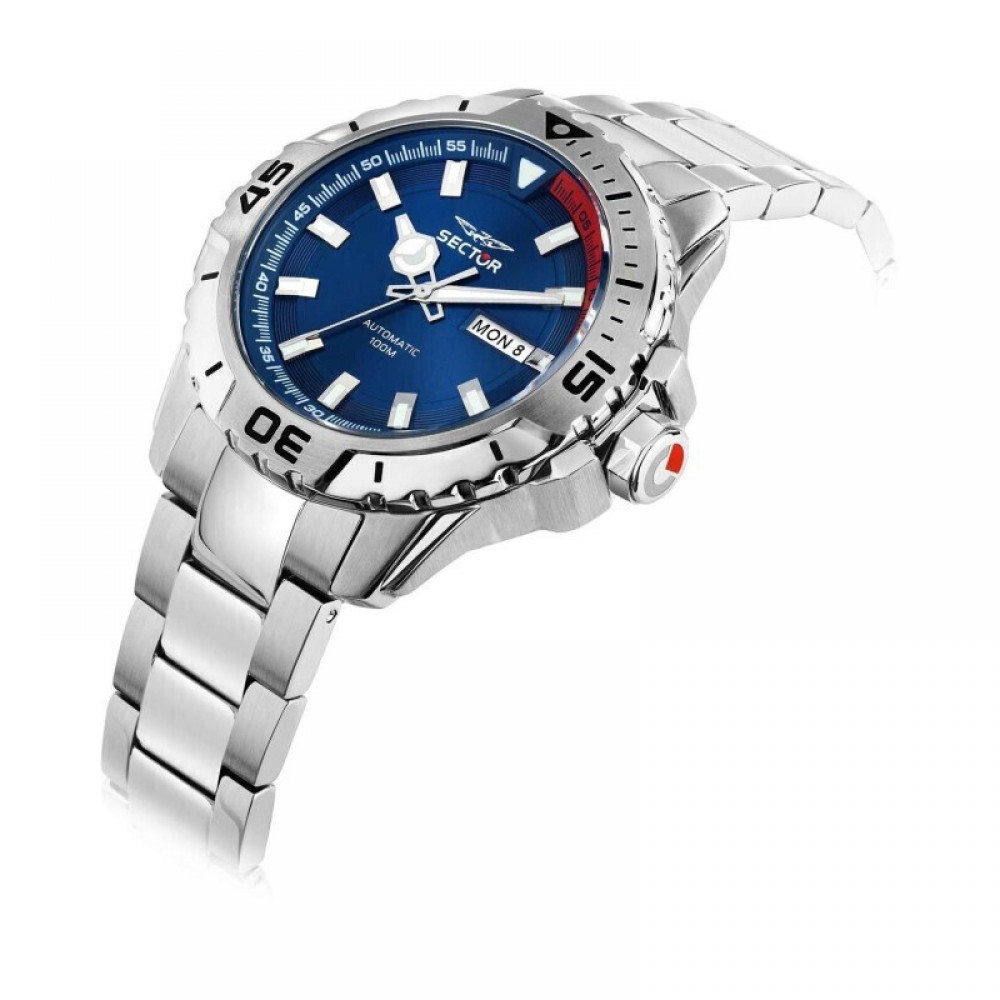 SECTOR Legend Αυτόματο με Ασημί Μπρασελέ από Ανοξείδωτο Ατσάλι R3223135001