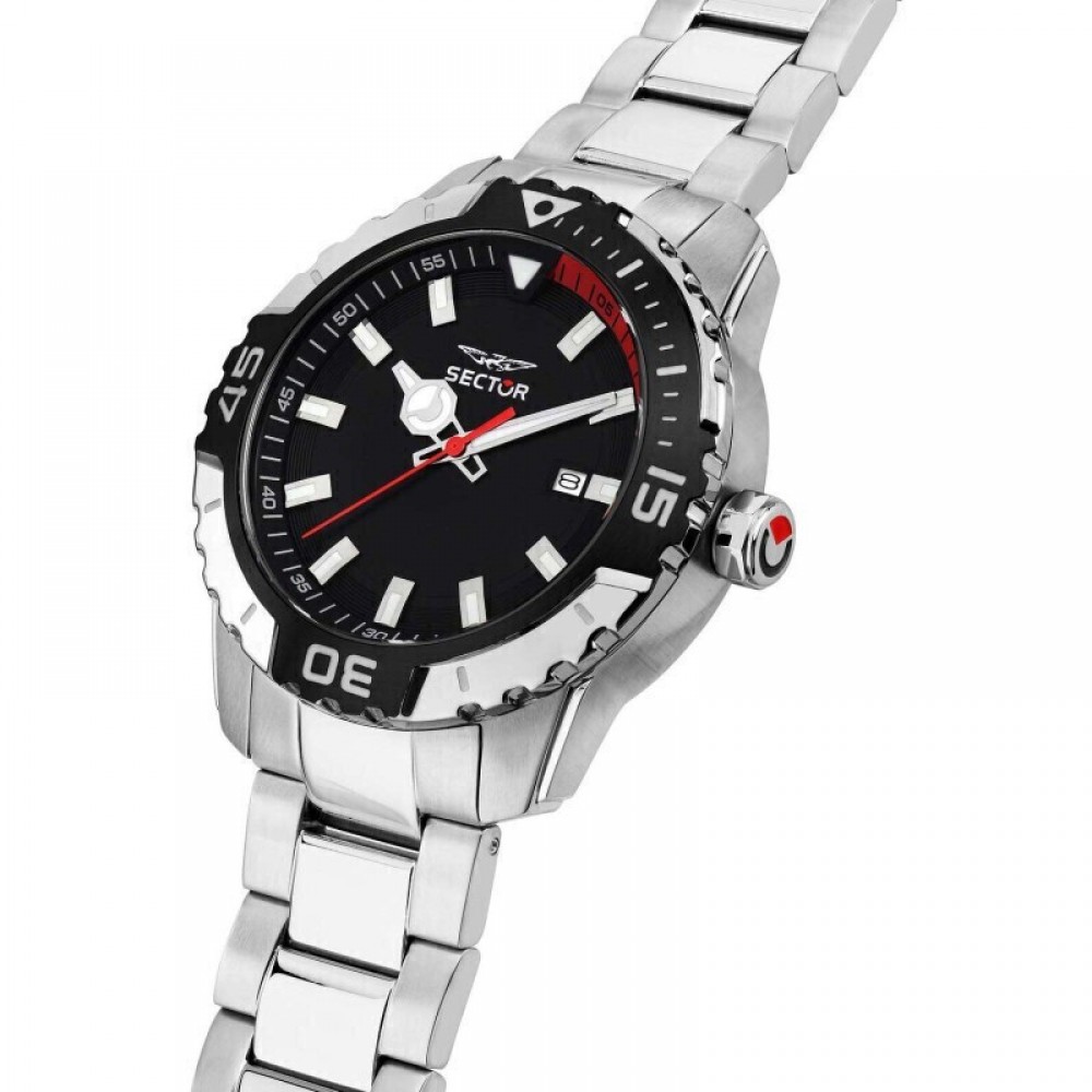 SECTOR Legend με Ασημί Μπρασελέ από Ανοξείδωτο Ατσάλι R3253135001