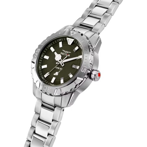 SECTOR Legend με Ασημί Μπρασελέ από Ανοξείδωτο Ατσάλι Επετειακό "Alpini 1872" R3253135004