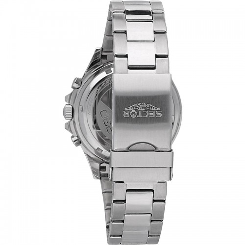 SECTOR 230 Χρονογράφος με Ασημί Μπρασελέ από Ανοξείδωτο Ατσάλι R3273661009