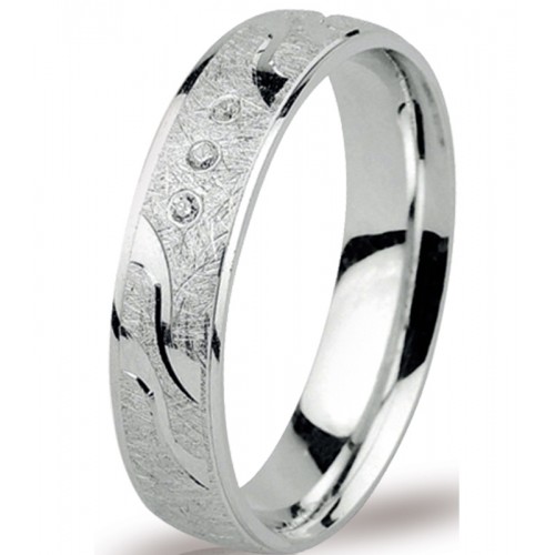 MASCHIO FEMMINA Eternity Λευκόχρυσες Σετ Βέρες 9K or 14K or 18K GO032E