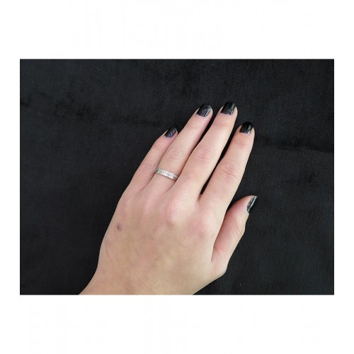 MASCHIO FEMMINA Eternity Λευκόχρυσες Σετ Βέρες 9K or 14K or 18K G4381CZ