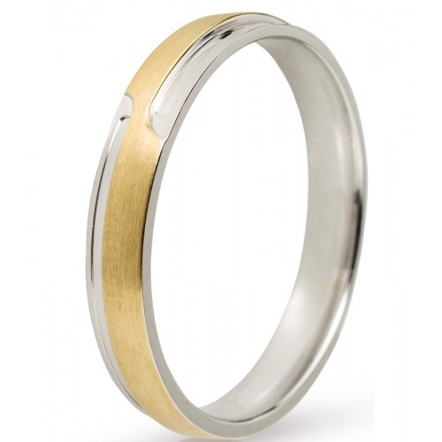 MASCHIO FEMMINA Eternity Χρυσές & Λευκόχρυσες Σετ Βέρες 9K or 14K or 18K F4395E