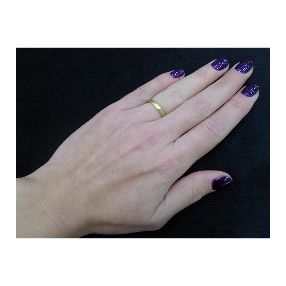 MASCHIO FEMMINA Slim Χρυσές Σετ Βέρες 9K or 14K or 18K SL07