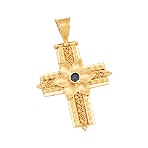 18K Χρυσός Σταυρός Χειροποίητος S29310