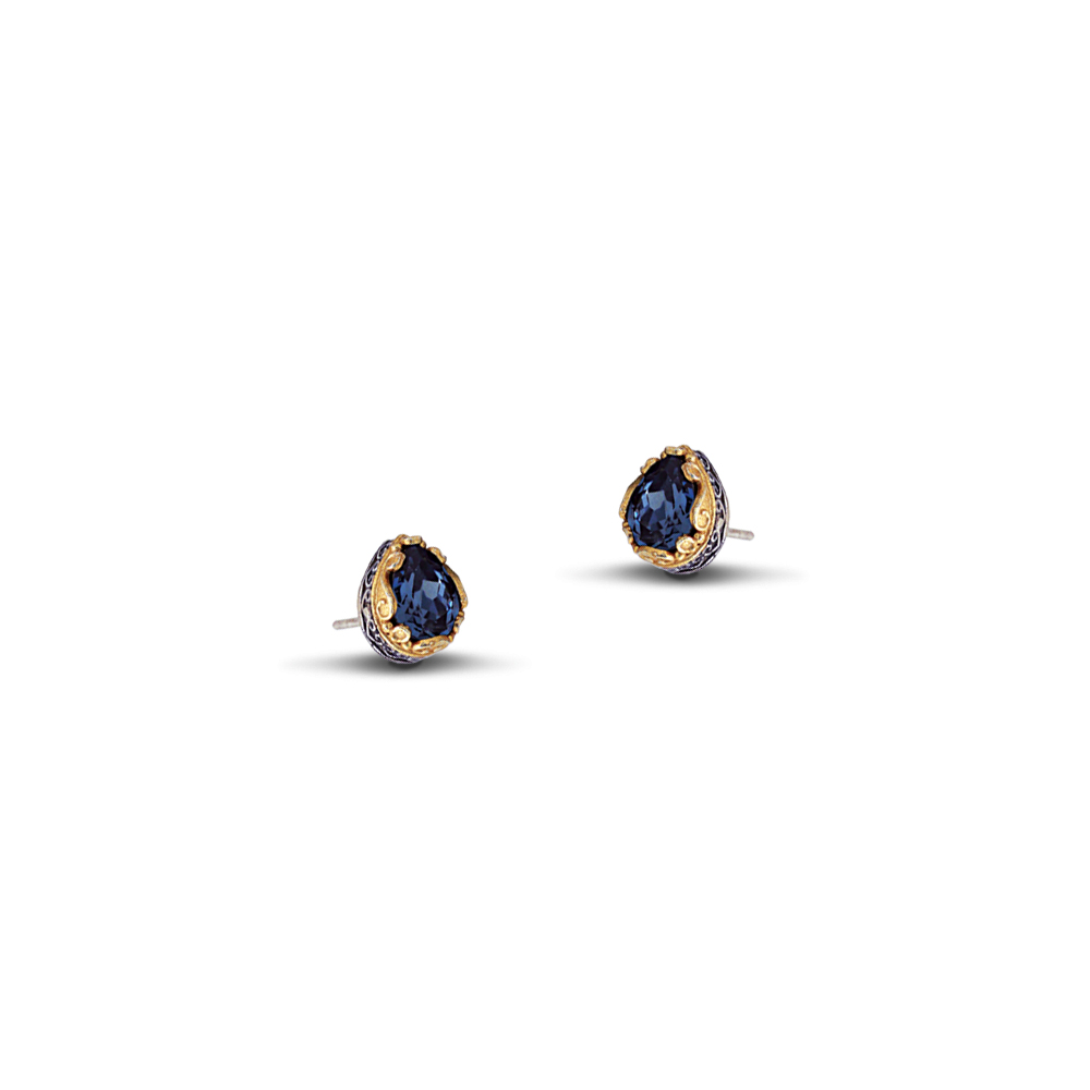 DIMITRIOS EXCLUSIVE Ασήμι 925 Σκουλαρίκια με Swarovski Πέτρες S48