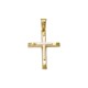 14K Χρυσός Δίχρωμος Σταυρός S528ANR