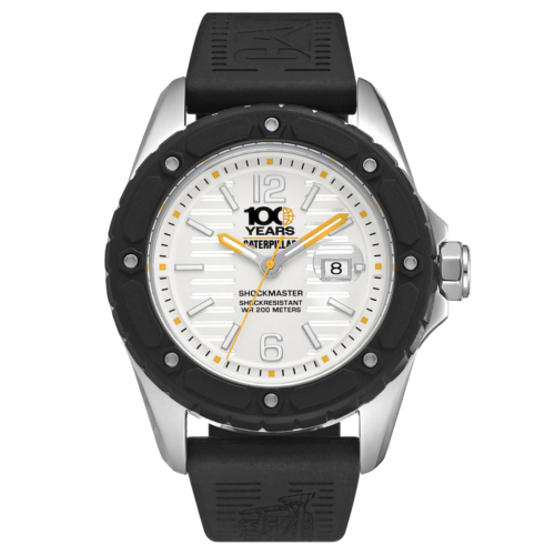 CATERPILLAR Shockmaster "100 Year Edition" με Μαύρο Λουράκι Σιλικόνης S714121232