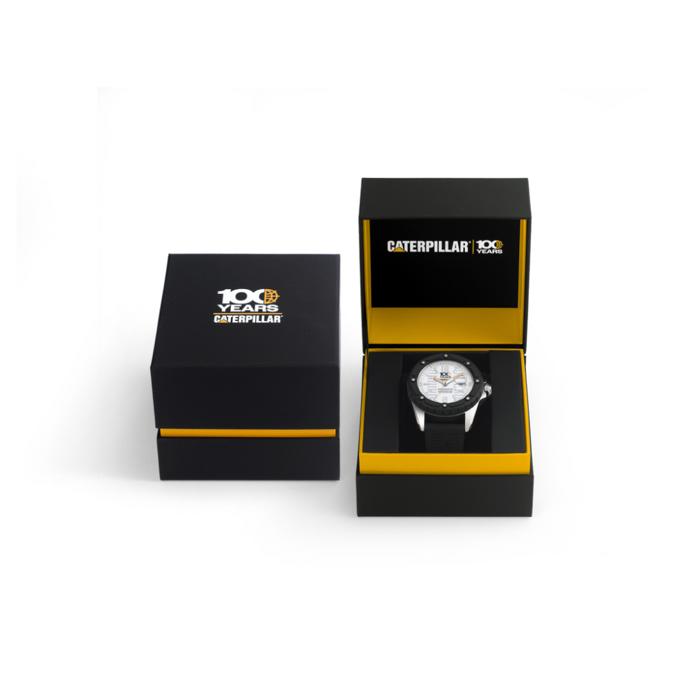 CATERPILLAR Shockmaster "100 Year Edition" με Μαύρο Λουράκι Σιλικόνης S714121232 CATERPILLAR Shockmaster "100 Year Edition" με Μαύρο Λουράκι Σιλικόνης S714121232
