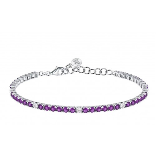 MORELLATO 925 Ασήμι Βραχιόλι με Μωβ Ζιργκόν SAIW225