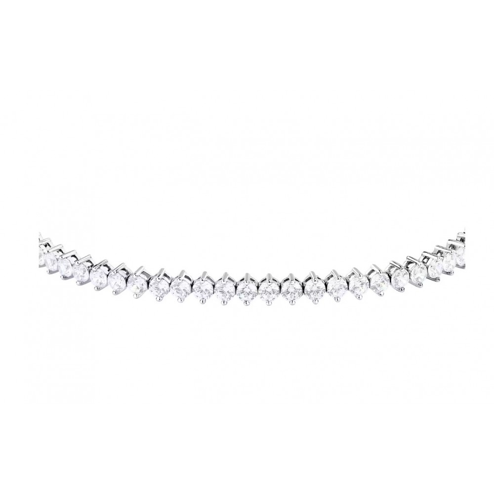 MORELLATO 925 Ασήμι Βραχιόλι με Λευκά Ζιργκόν SAIW261