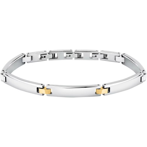 MORELLATO Βραχιόλι από Ανοξείδωτο Ατσάλι σε Δύο Τόνους SALS103