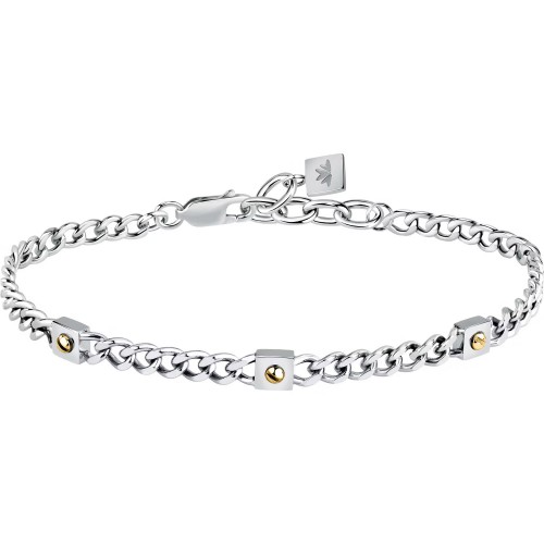 MORELLATO Βραχιόλι από Ανοξείδωτο Ατσάλι με Χρυσά Στοιχεία K18 SATM24