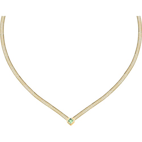 MORELLATO Κολιέ από Επιχρυσωμένο Ανοξείδωτο Ατσάλι με Ζιργκόν SAVY30