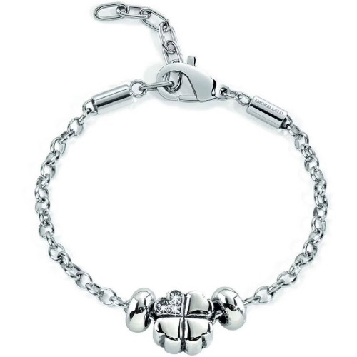 MORELLATO Βραχιόλι από Ανοξείδωτο Ατσάλι με "Τετράφυλλο Τριφύλλι" SCZ170