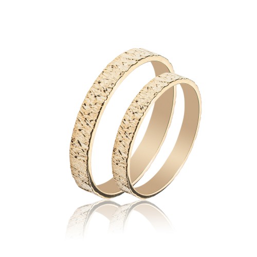 MASCHIO FEMMINA Sottile Χρυσές Σετ Βέρες 9K - 14K - 18K SL31