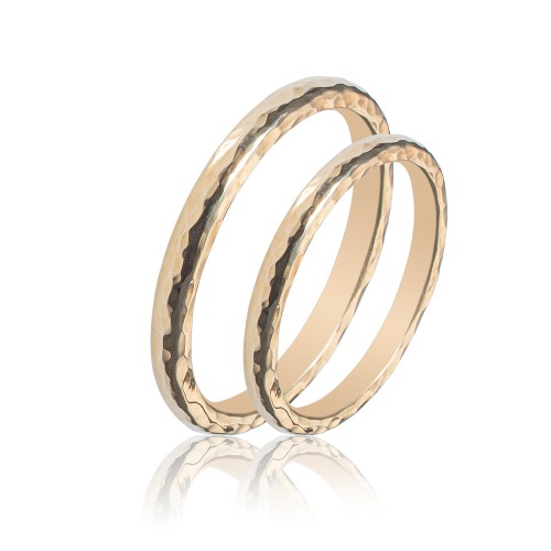 MASCHIO FEMMINA Sottile Χρυσές Σετ Βέρες 9K - 14K - 18K SL55