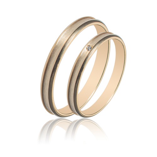 MASCHIO FEMMINA Sottile Χρυσές Σετ Βέρες 9K - 14K - 18K SL80