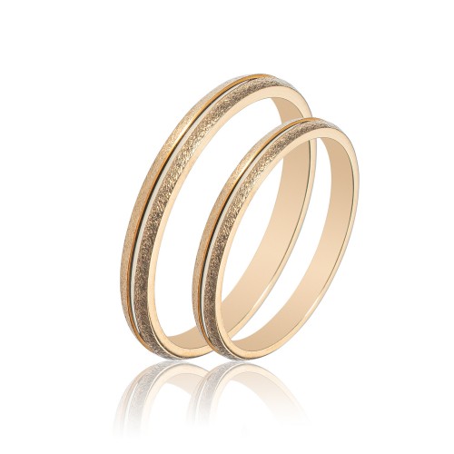 MASCHIO FEMMINA Sottile Χρυσές Σετ Βέρες 9K - 14K - 18K SL82