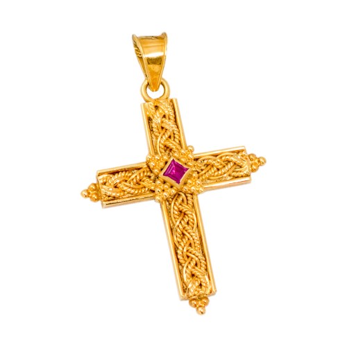 18K Χρυσός Σταυρός SR725