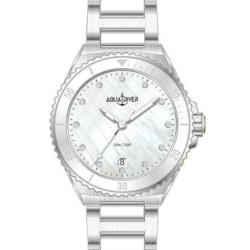 AQUADIVER Oceana με Μπρασελέ από Ανοξείδωτο Ατσάλι και Swarovski SS22165L3132