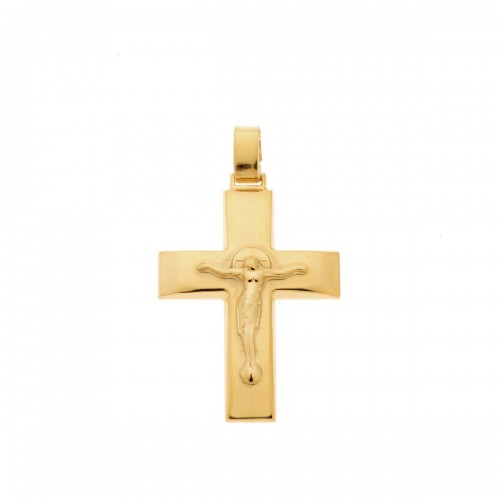 Senza, Ασήμι 925, Επιχρυσωμένος Σταυρός SSE0119GD