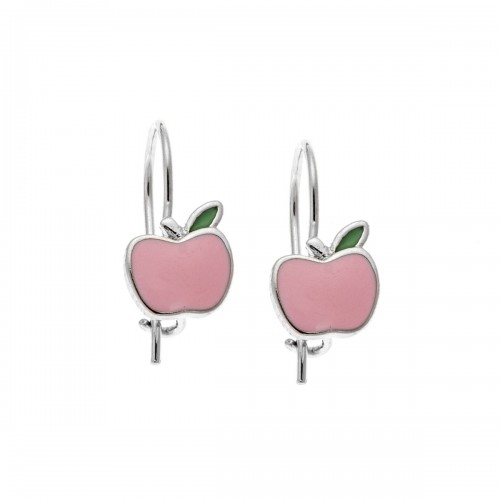 Senza 925 Ασήμι Σκουλαρίκια Κρίκοι "Μήλο" SSR2350