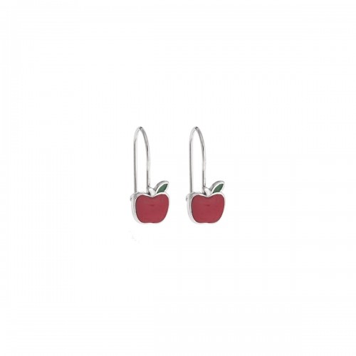 Senza 925 Ασήμι Σκουλαρίκια Κρίκοι "Μήλο" SSR2350RD