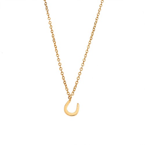 SENZA 925 Ασήμι Κολιέ Επιχρυσωμένο "Πέταλο" SSR2396GD