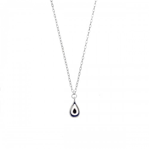 SENZA Κολιέ Ασήμι 925, με Ματάκι SSR3276SBL