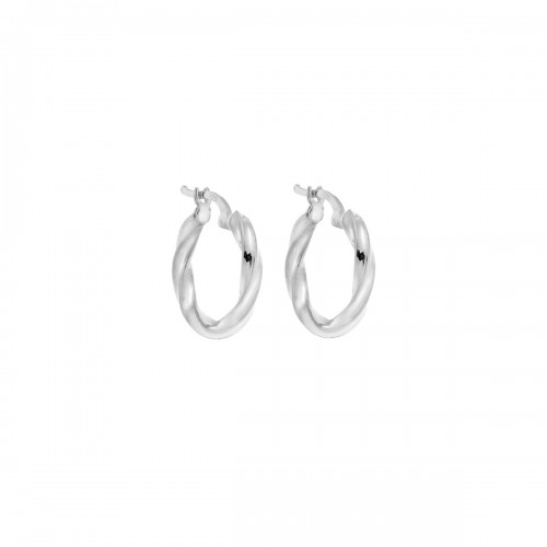 SENZA Σκουλαρίκια ασήμι 925, Κρίκοι SSR3698SR