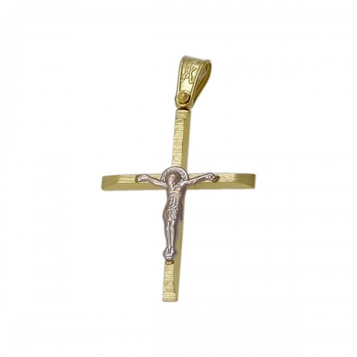 14K Χρυσός Σταυρός ST100AD