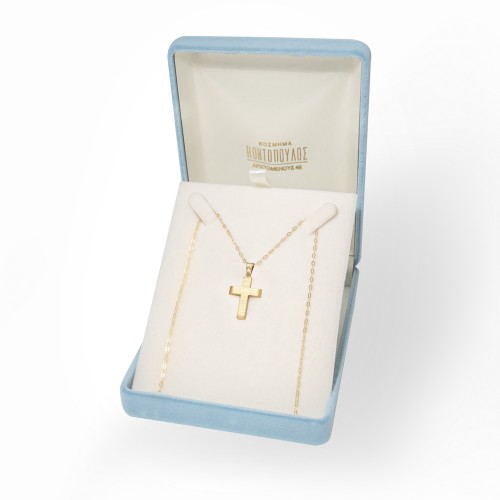 14K Χρυσός Σταυρός ST112AD