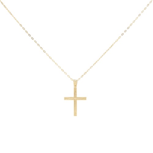 14K Χρυσός Σταυρός ST130AR
