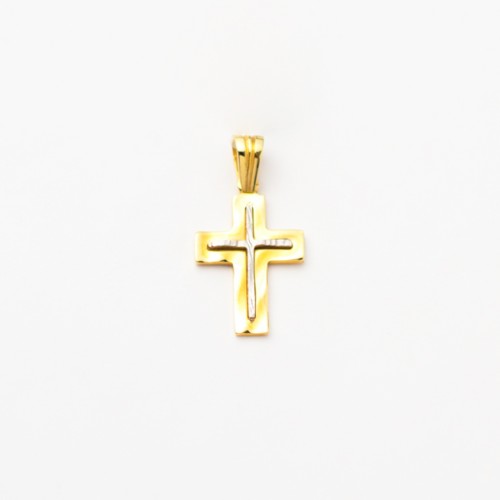 14K Χρυσός Σταυρός ST275K1