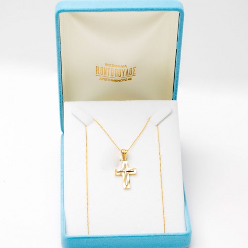 14K Χρυσός Σταυρός ST275K1