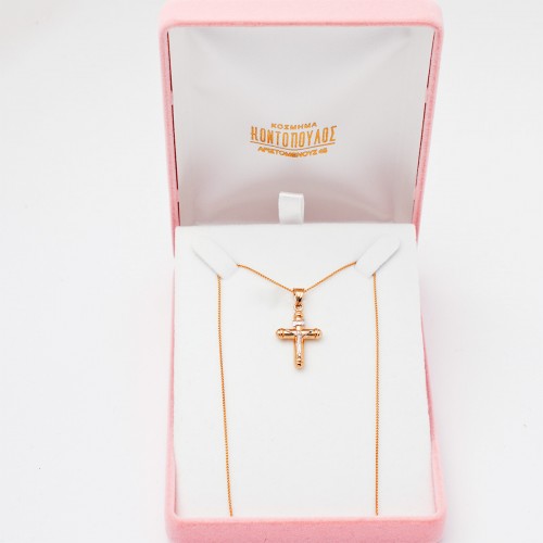 14K Χρυσός Σταυρός ST6037O