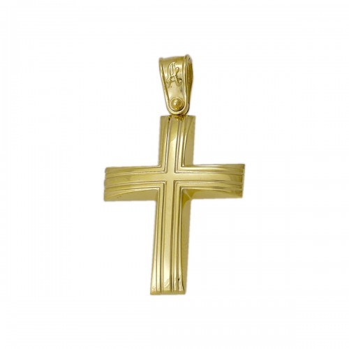 14K Χρυσός Σταυρός ST749AD