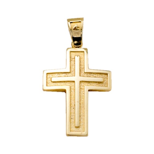 14K Χρυσός Σταυρός ST757I1