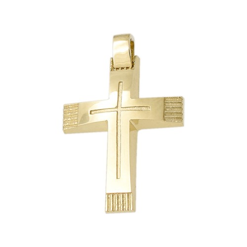 14K Χρυσός Σταυρός ST8107
