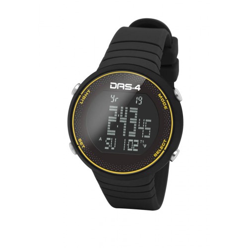 DAS.4 Bike Edition FT07 Black Rubber Strap 60021