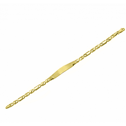 9K Χρυσό Bραχιόλι Ταυτότητα T11106