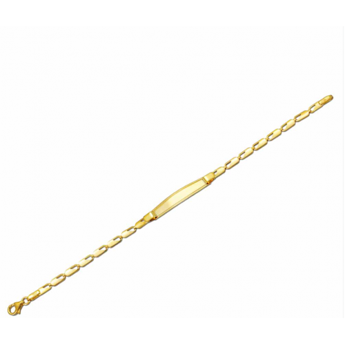 14K Χρυσό Bραχιόλι Ταυτότητα T2-1112